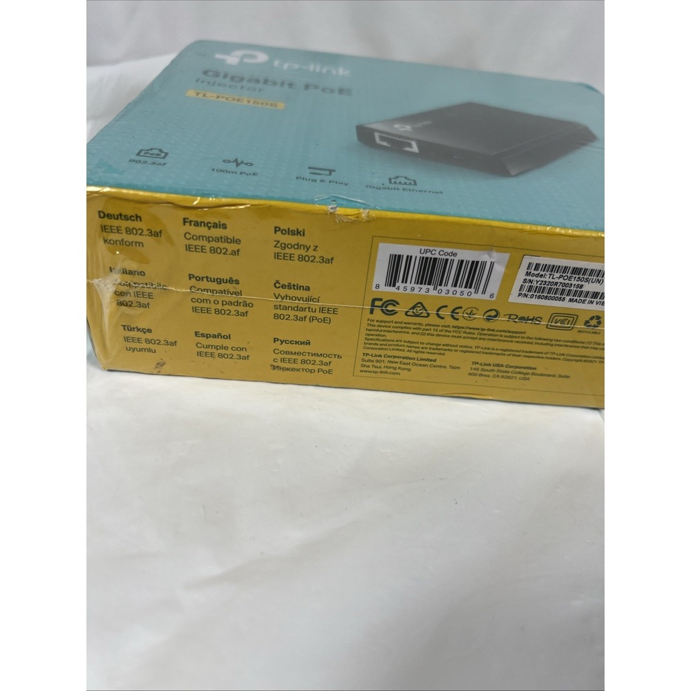 TP-Link Gigabit Power Over Ethernet PoE Injector‎ Adapter TL-PoE150S Networking - Picture 3 of 10